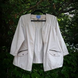 SIMPLY VERA Vera Wang Lightweight BomberJacket